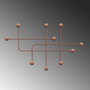 Wallity Samara-C Gancho de pared de metal Cobre